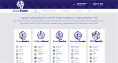 Desktop Screenshot of linenfinder.com